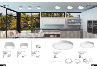 Светильник потолочный Crystal Lux CLT 523C170 WH (1400/126)