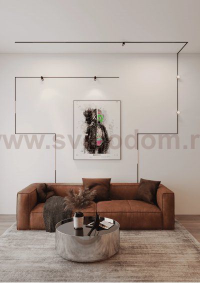 Шинопровод магнитный накладной Crystal Lux CLT 0.116 01 L2000 BL