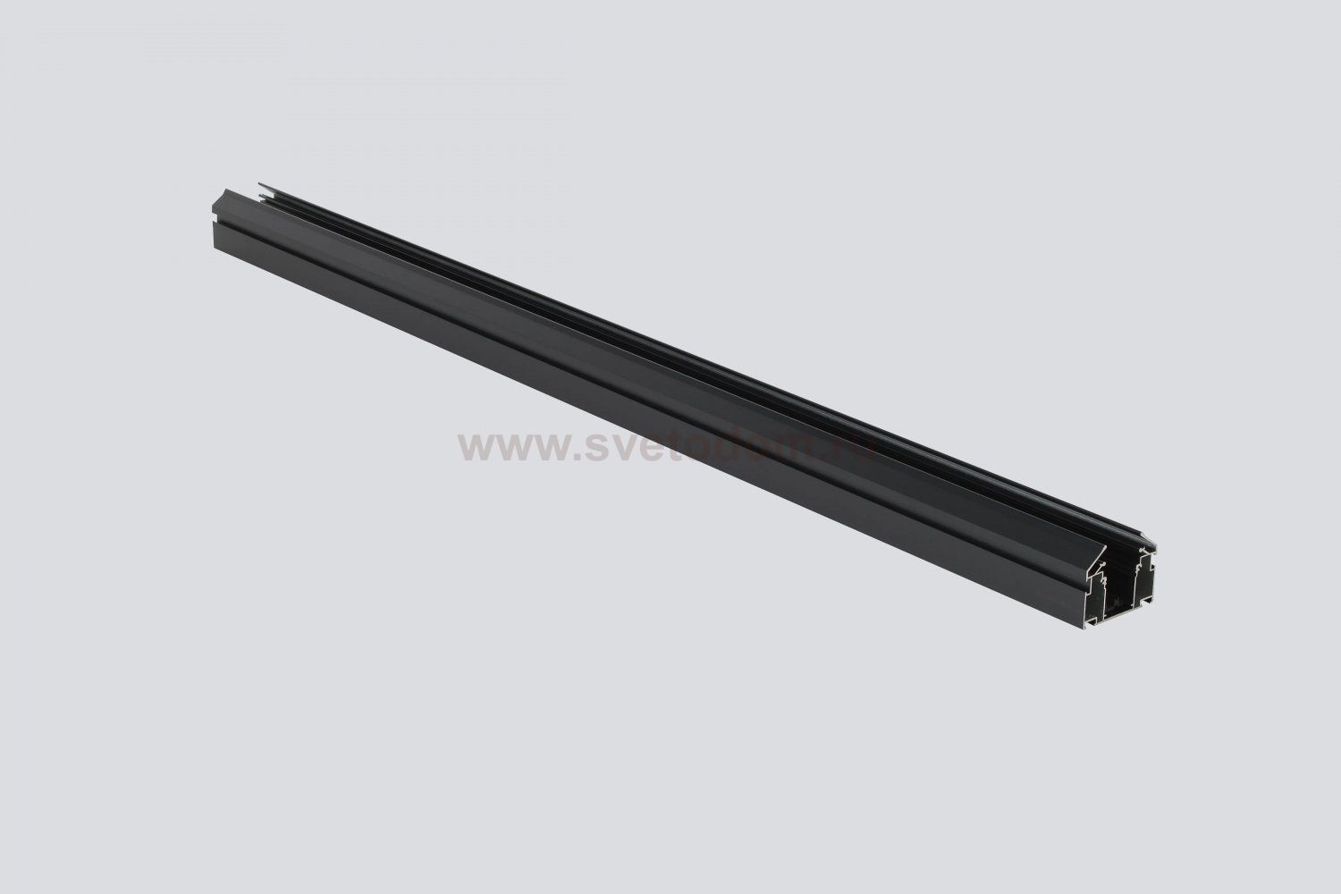 Встраиваемый трек 220V в натяжной ПВХ потолок Crystal Lux CLT 0.135 01 L2000 BL