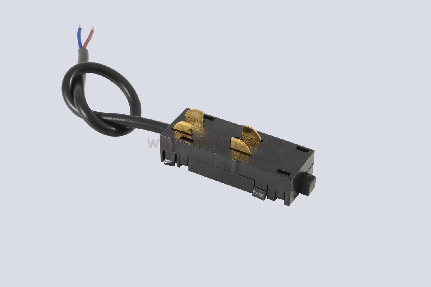Питание для шинопровода 220V Crystal Lux CLT 0.205 02 L2000 BL