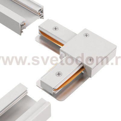 Соединитель L-образный (однофазный) Crystal Lux CLT 0.211 07 WH (1408/035)