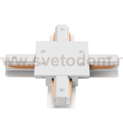 Соединитель X-образный (однофазный) для встраиваемого шинопровода Crystal Lux CLT 0.2211 04 WH (1408/031)