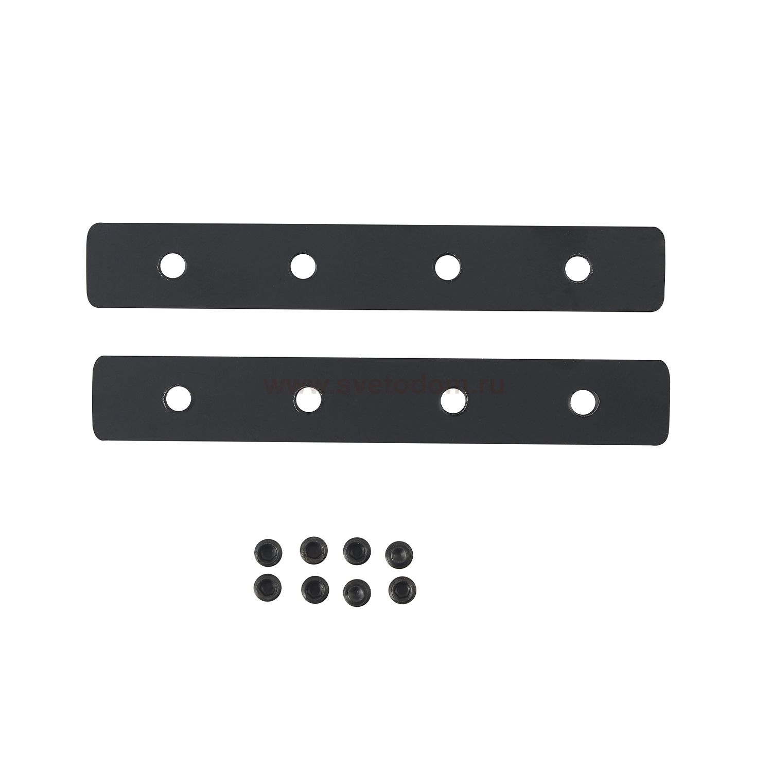 Комплект соединителей прямых для встраиваемого магнитного трека в натяжной ПВХ потолок 2 шт. Crystallux CLT 0.223 08 SPACE