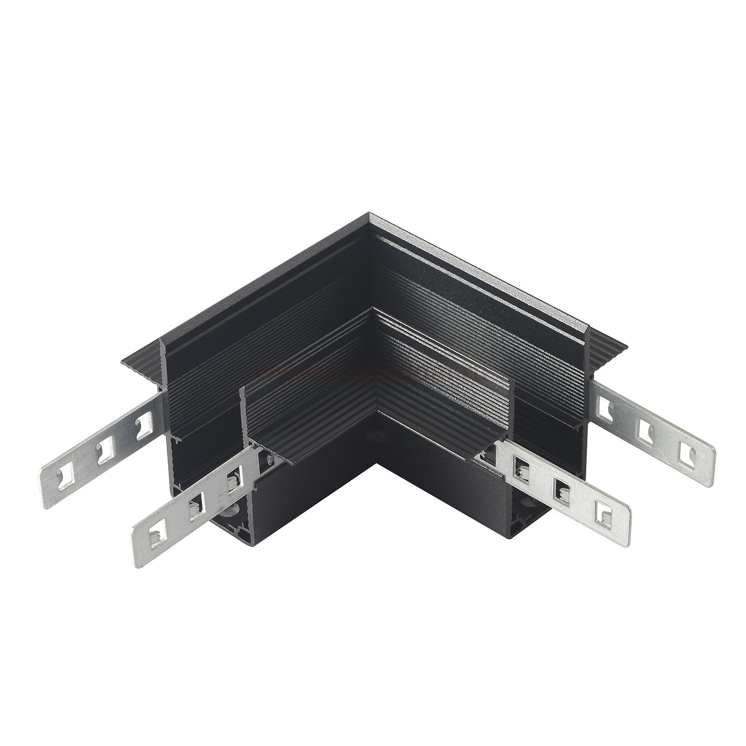 Соединитель для магнитного встраиваемого шинопровода для ГКЛ12,5 мм угловой Crystallux CLT 0.223 11 BL SPACE