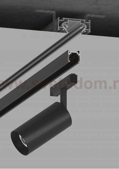 Профиль-адаптер для монтажа в натяжной потолок магнитного шинопровода SPACE EASY Crystal Lux CLT 0.224 05 2000 AL