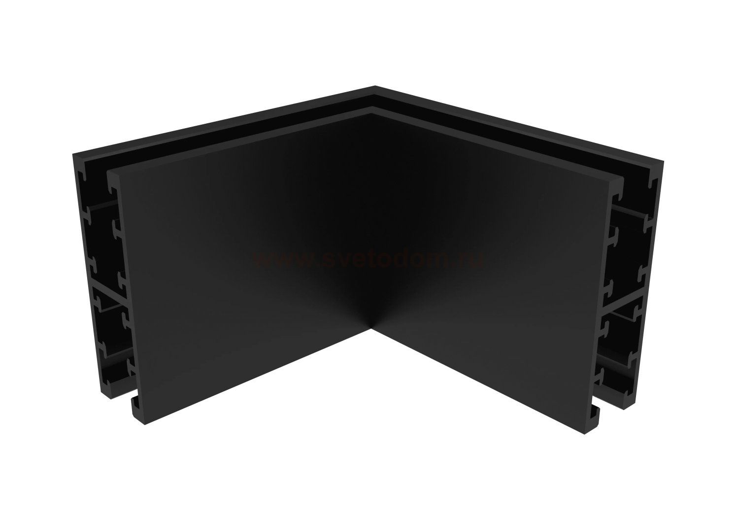 Соединитель для магнитного двустороннего шинопровода угловой Crystal Lux CLT 0.226 04 BL