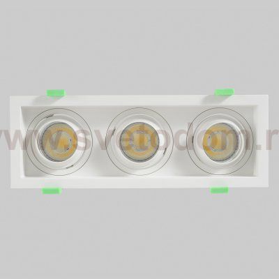 Светильник встроенный Crystallux CLT 069C3 WH Elara