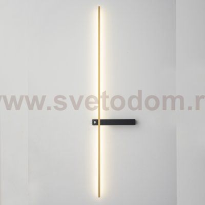 Светильник настенный бра Crystallux CLT 077W1000 BL-BS Slender