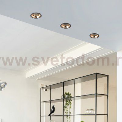 Светильник встраиваемый Crystallux CLT 081C BL-GO CLT 081