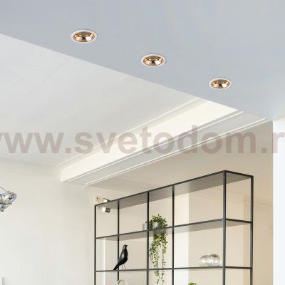 Светильник встраиваемый Crystallux CLT 081C WH-GO CLT 081