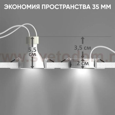 Светодиодный модуль Crystallux CLT 090M 7W 3000K WH Светодиодный модуль