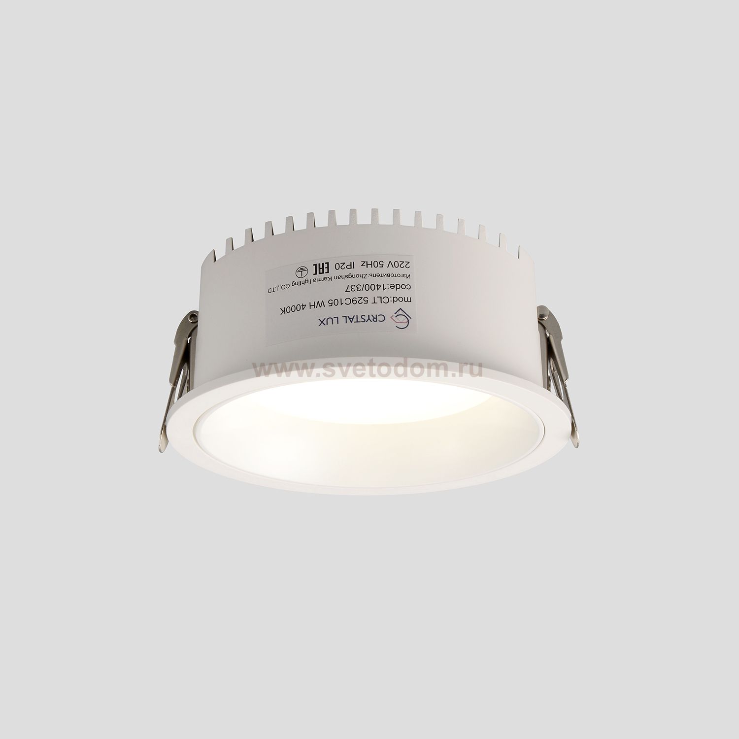 Светильник встраиваемый Crystal Lux CLT 529C105 WH 4000K
