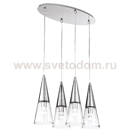 Подвесной светильник Ideal Lux CONO SP4 CROMO