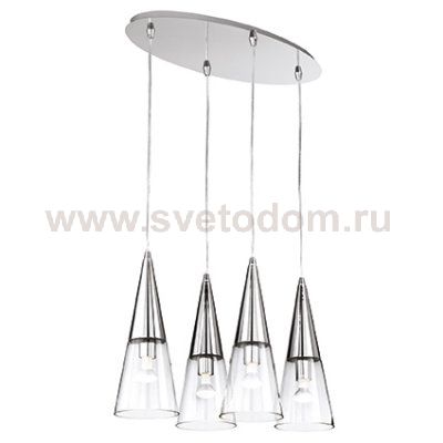 Подвесной светильник Ideal Lux CONO SP4 CROMO