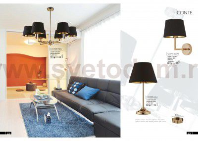 Светильник бра Crystal Lux CONTE AP1 (1420/401)