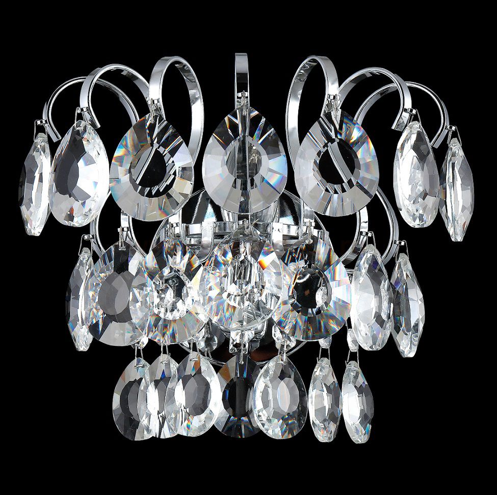 Светильник настенный бра Crystal lux CONTESSA AP1 CHROME 1430/401
