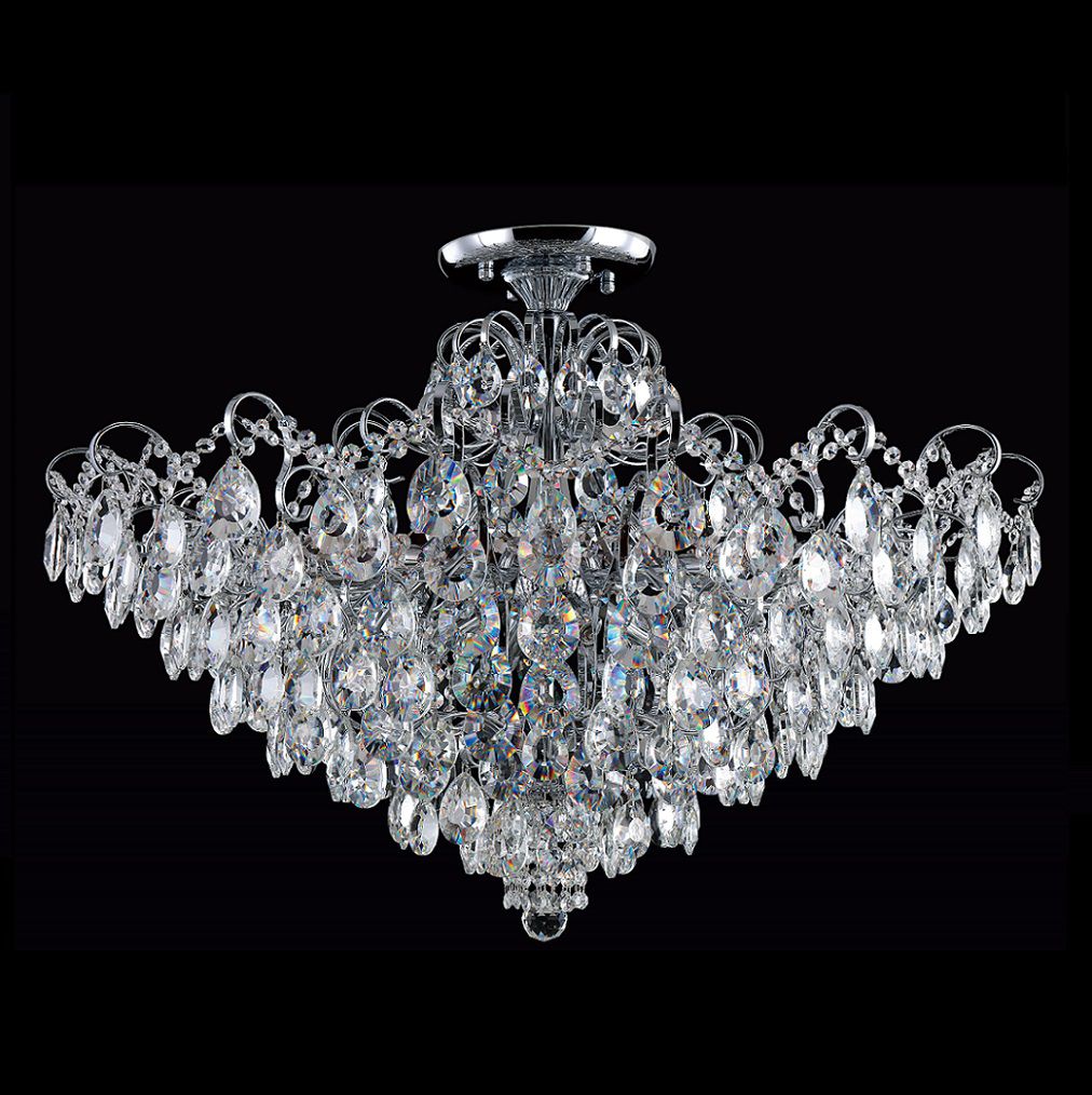 Светильник потолочный Crystal lux CONTESSA PL12 CHROME 1430/112