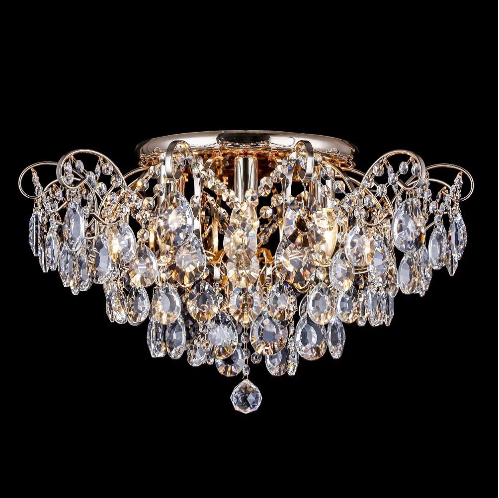 Светильник потолочный Crystal lux CONTESSA PL6 GOLD 1431/106