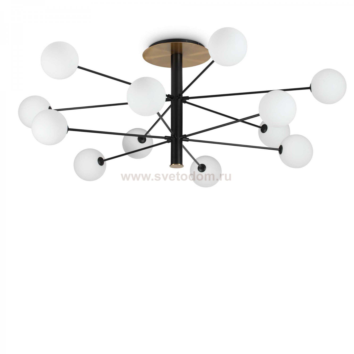 Ideal Lux COSMOPOLITAN PL12 NERO OTTONE