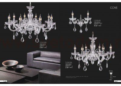 Светильник настенный бра Crystal lux COVE AP2 1460/402