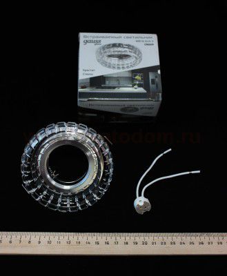 Светильник Gauss Glass CR009 Кристал, Gu5.3 (CR009)