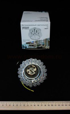 Светильник Gauss Brilliance CR047, Кристалл/Хром, Gu5.3 (CR047)