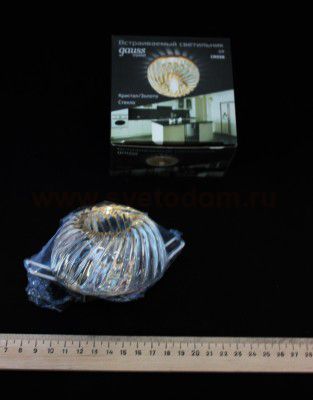 Светильник Gauss Crystal CR056 Кристал/Золото, G9