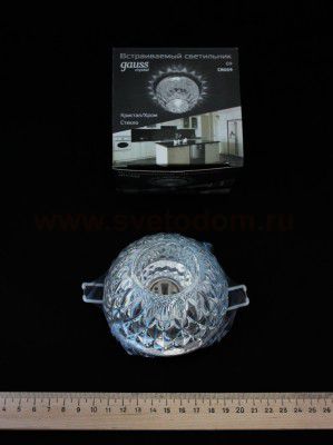 Светильник Gauss Crystal CR059 Кристал/Хром, G9