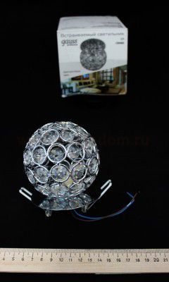 Светильник Gauss Brilliance CR060 Шар Кристалл/Хром, G9