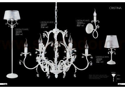 Светильник Crystal lux CRISTINA LG1 WHITE