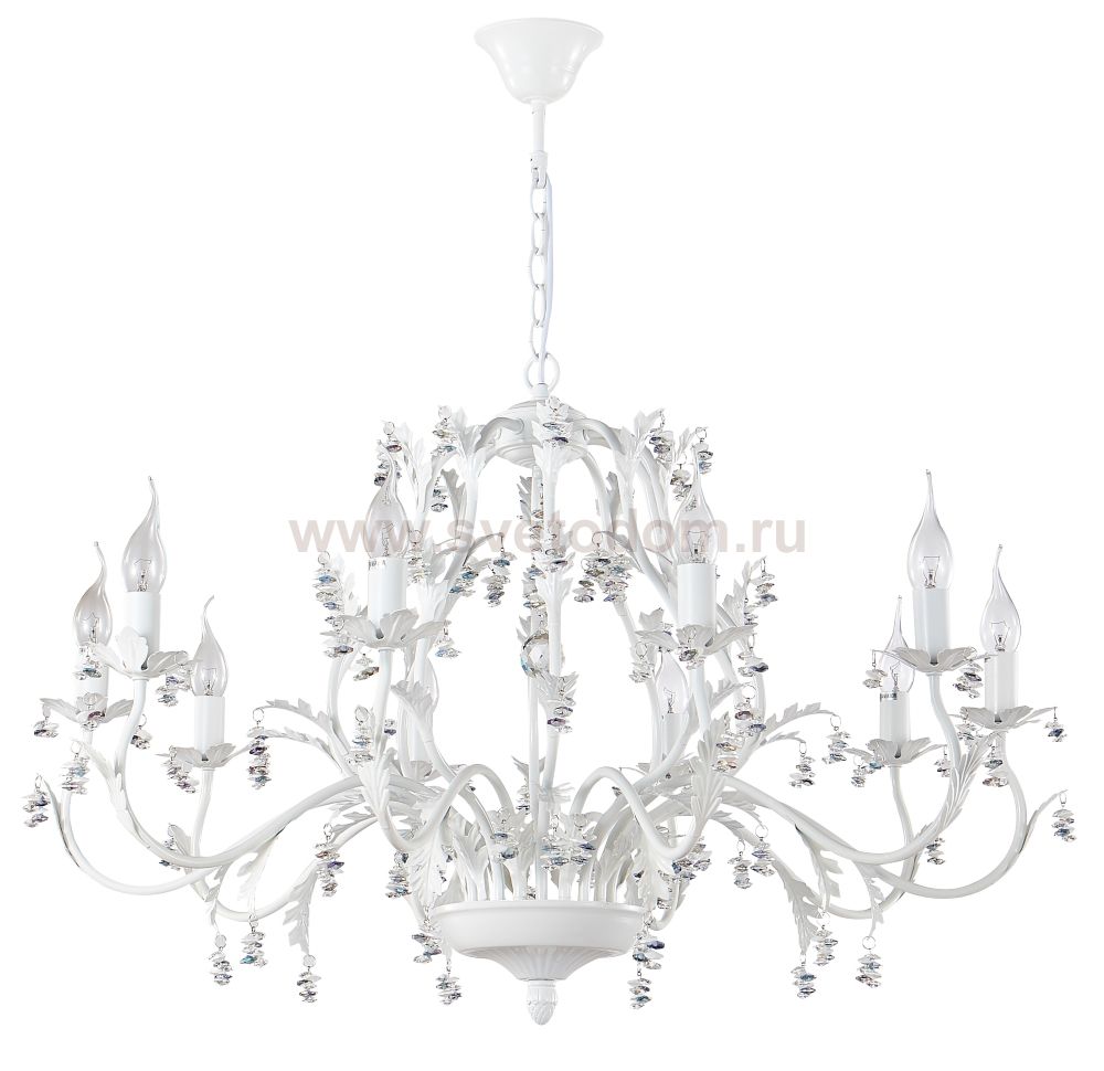 Светильник Crystal lux CRISTINA SP10 WHITE