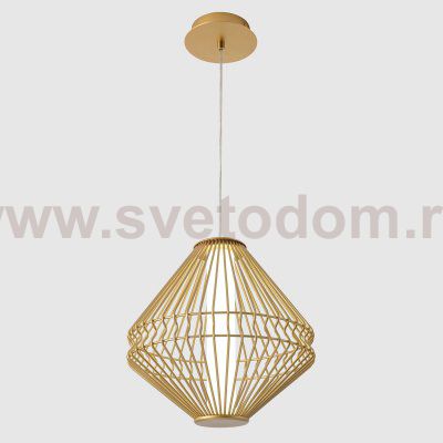 Светильник подвесной Crystallux CUADRA SP15W LED GOLD CUADRA