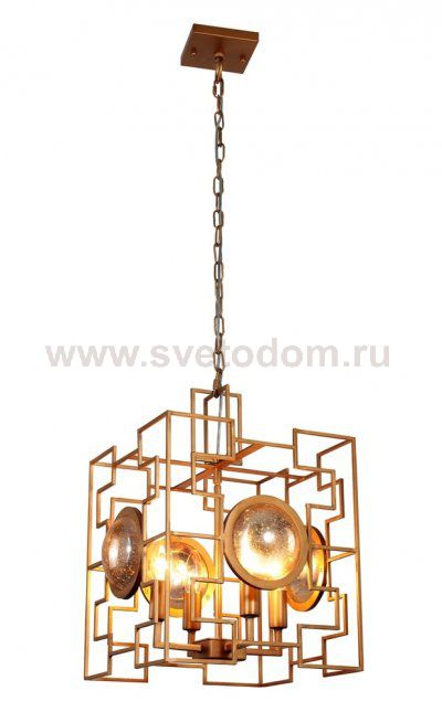 Светильник подвесной CUENTO SP4 GOLD (1490/204) Crystal lux