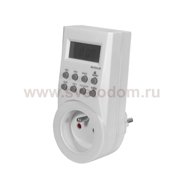 Таймер времени 220в в розетку Kanlux CYBER TM-6 (1016)