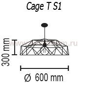 Подвесной светильник Cage Three S1 12