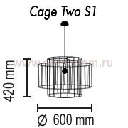 Топдекор Cage Two S1 12 Подвесной светильник
