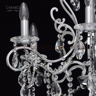 Люстра подвесная хрустальная Chiaro 458010606 Сюзанна