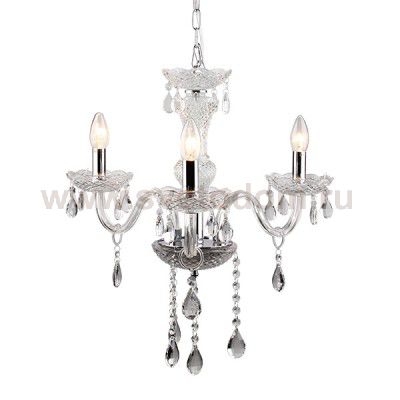 Люстра подвесная Christi-CL60E14*3CH металл, стекло 3*E14*40W