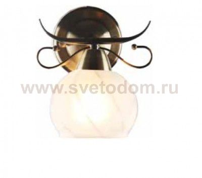 Светильник настенный Classica-WL60E14*1AB металл, стекло E14*60W*1