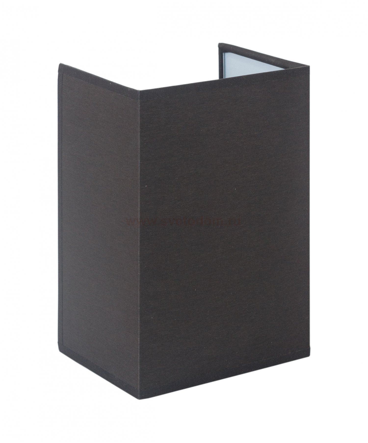 Настенный светильник Crocus Glade A1 10 02g, металл (белый)/ткань (черный), Н20, 1 x E14 40W