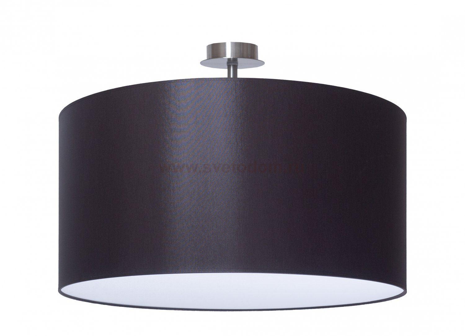 Потолочный светильник Crocus Glade P3 01 05g металл (никель/сатин)/ткань(коричневый),?60/Н30см, 3х Е