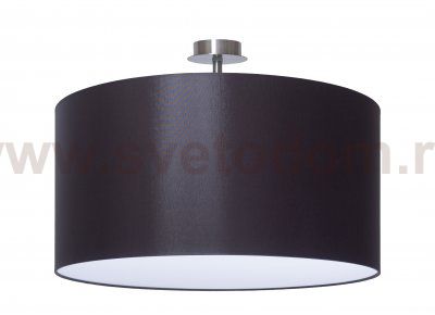 Потолочный светильник Crocus Glade P3 01 05g металл (никель/сатин)/ткань(коричневый),?60/Н30см, 3х Е