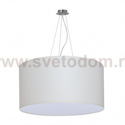 Подвесной светильник Crocus Glade S2 01 04g металл (никель/сат.)/ткань (крем.02), ?60/Н30см, 1х Е27