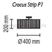 Потолочный светильник Crocus Strip P1 01 05p