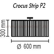 Потолочный светильник Crocus Strip P2 01 02p