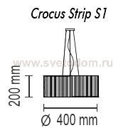 Подвесной светильник Crocus Strip S1 01 02p