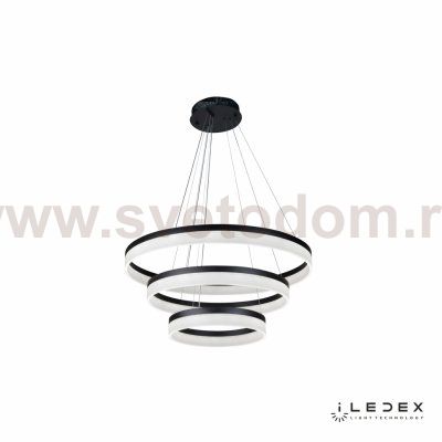 Подвесная люстра iLedex Around D0301-3 400 600 800 Черный