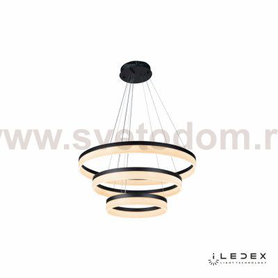Подвесная люстра iLedex Around D0301-3 400 600 800 Черный