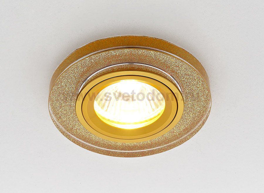 Светильник Ambrella D0326 золото-квадрат