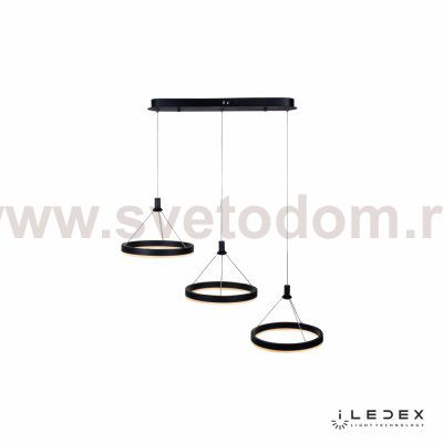 Подвесная люстра iLedex Libra D075-3 Черный